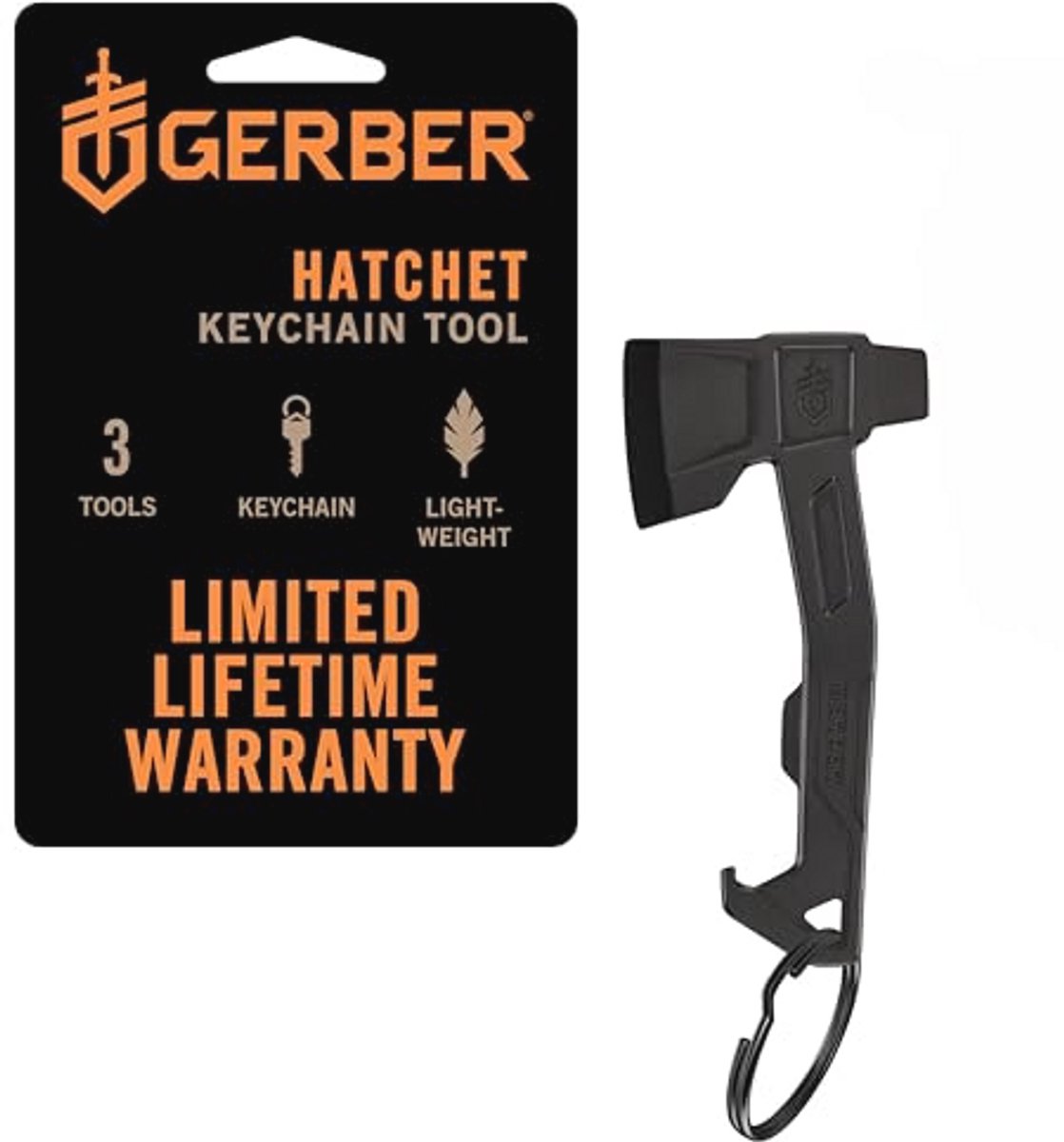 Compact Multitool Sleutelhanger met Verpakkingsopener, Schroevendraaier en Flesopener - Duurzaam en Stijlvol