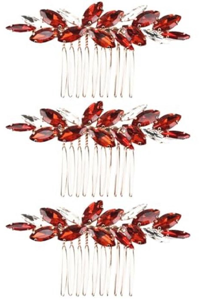 3 stuks kam haarsieraden en haaraccessoires voor bruiloften