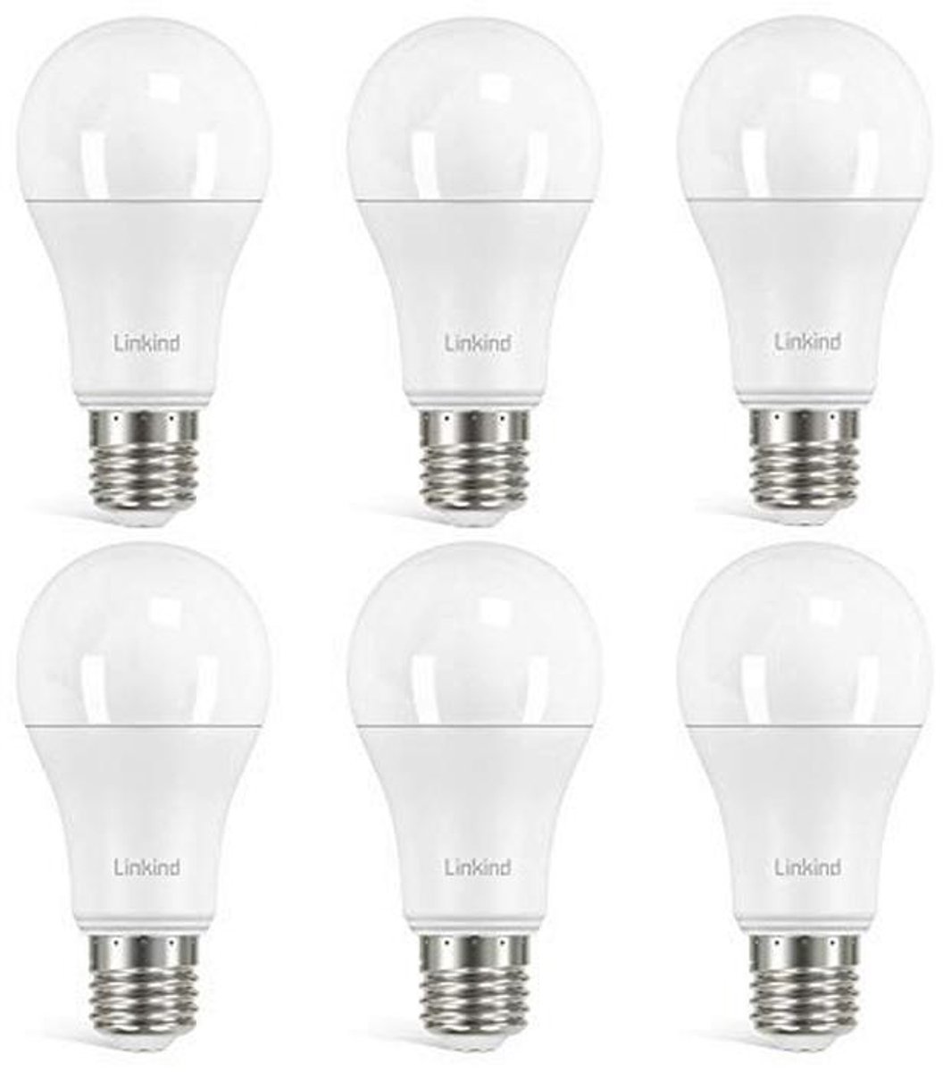 E27 13.7W LED Lamp 100W Equivalent 5000K Daglicht Wit 1600lm, Pack van 6
