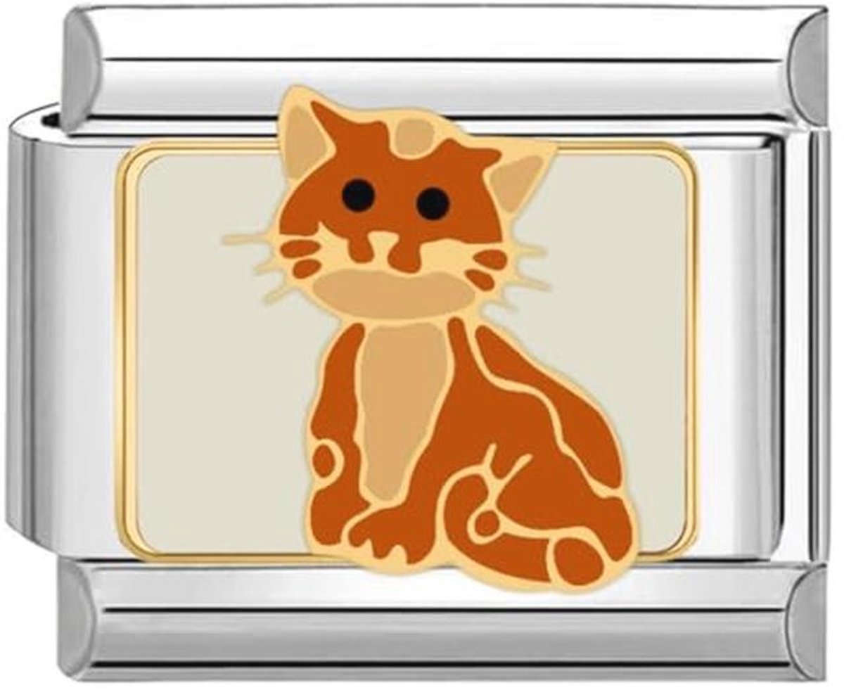 Italiaanse Schakel Bedel Module 9mm voor Charm Armbanden - Roestvrij Staal