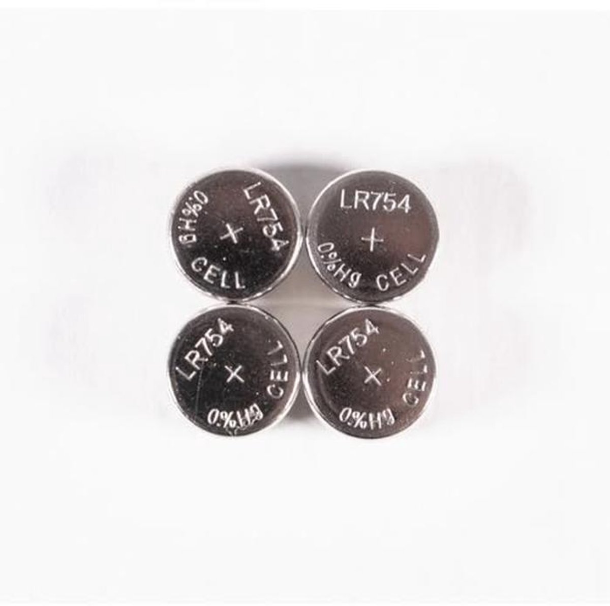 Knoopcellen 1,5 V, 4 stuks, kwikvrij, lange levensduur