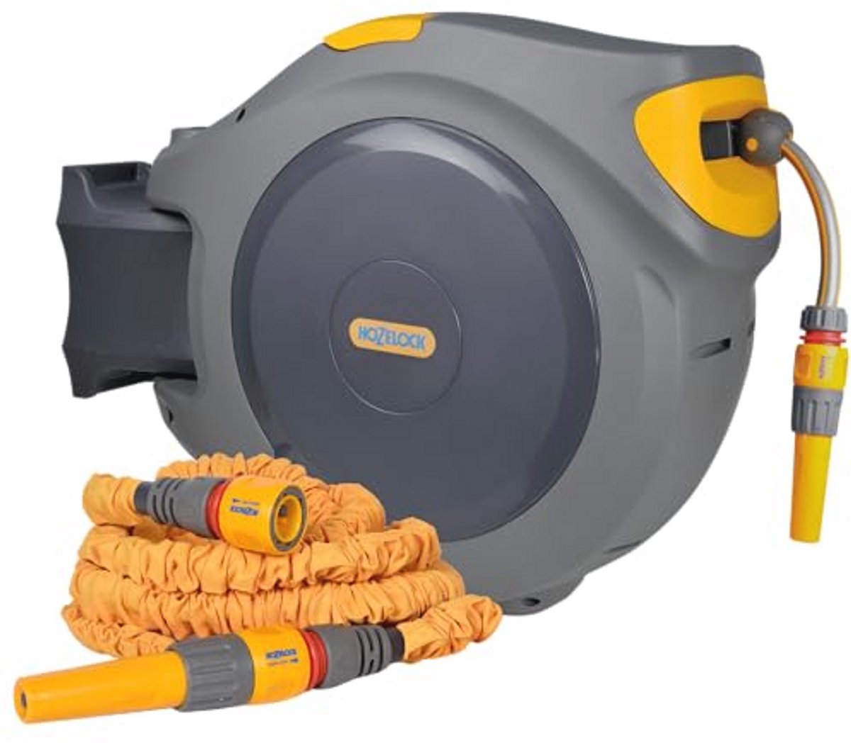 Automatische Slanghaspel 40m met Gratis Flexibele Tuinslang 7,5m