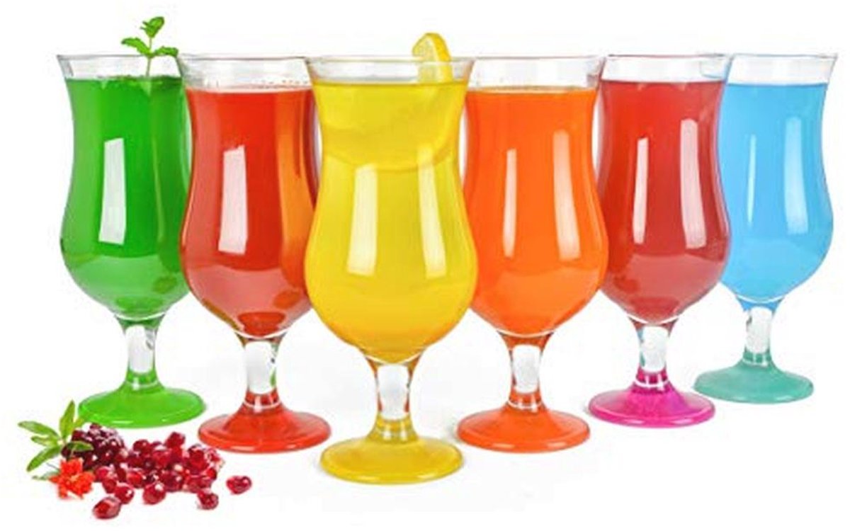 Cocktailglazen Set van 6 - 480 ml - Ideaal voor Longdrinks en Cocktails