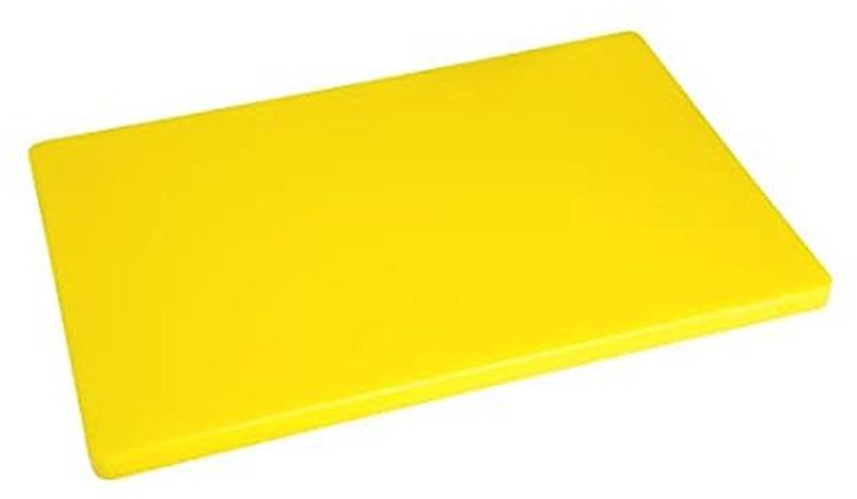 Extra Dikke Lage Dichtheid Gele Snijplank - Groot Formaat 20 x 600 x 450mm