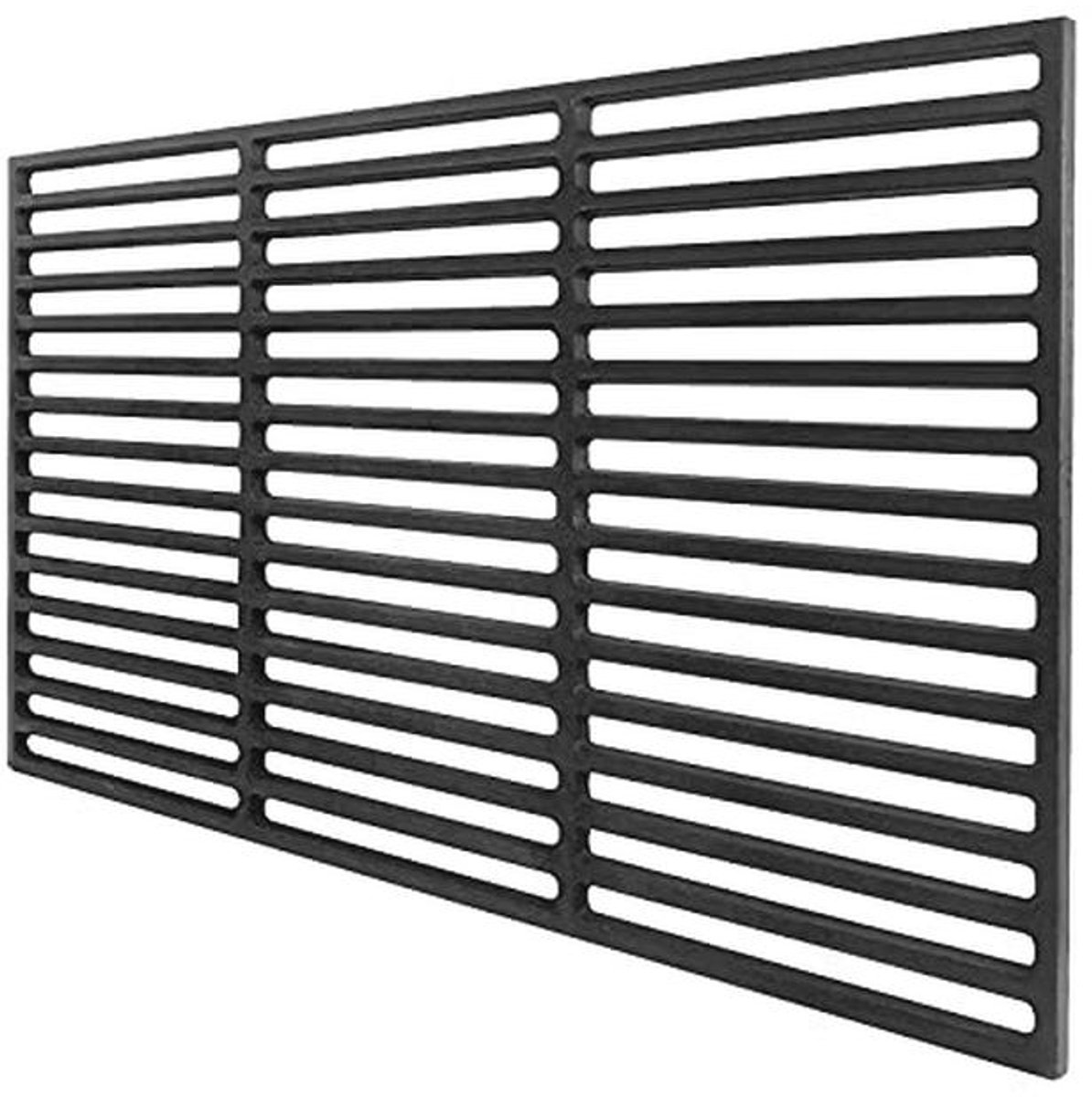 Geëmailleerd gietijzeren grillrooster voor BBQ – Duurzaam massief grillaccessoire voor gas- en houtskoolgrill (54 x 34 cm)