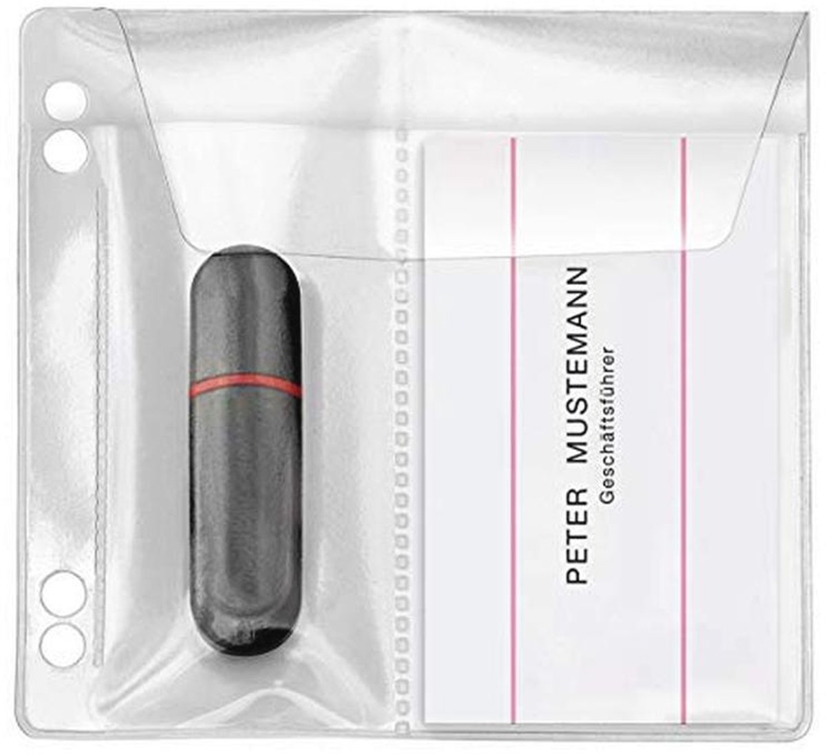 Transparante USB-stickhoezen voor 2 USB-sticks - 5 Stuks