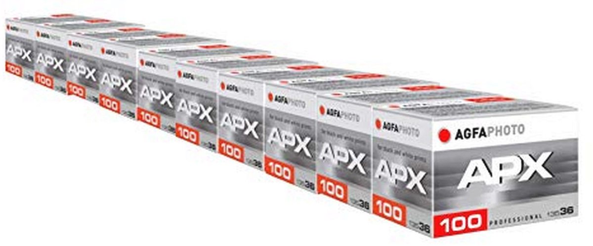 AgfaPhoto APX 100 Prof 135-36 zwart/wit film (10-pack tot 360 opnames)