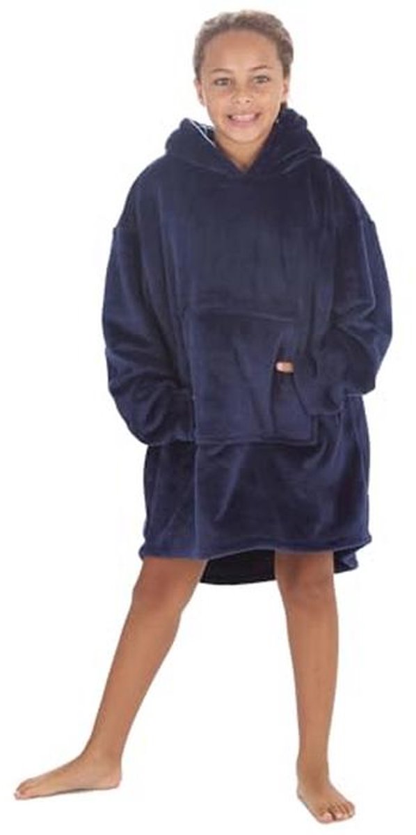 Oversized pluche fleece knuffeldeken hoodie voor volwassenen en kinderen — cadeau in Mode & Accessoires - foto 5