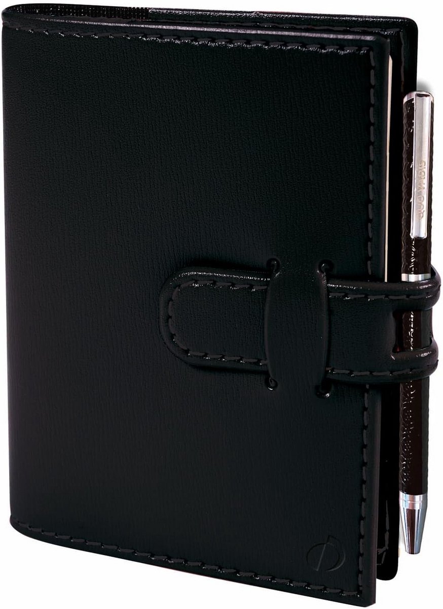 Mini Agenda 2026 - 2 Dagen Per Pagina - Frans - Zwart - Compact Formaat 7x10 cm