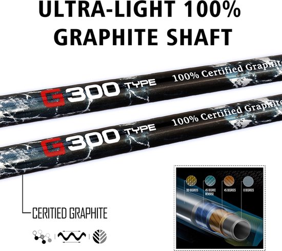 Complete golfclubset voor heren met Titanium Driver en hoge vergevingsputter van Merkloos — afbeelding 4