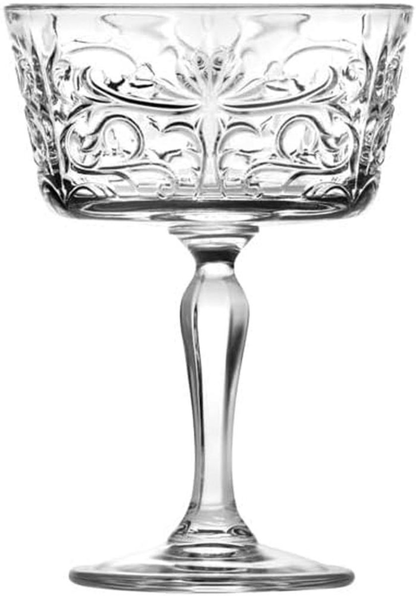 Elegante Champagneglazen Set van 6 - Tattoo Design, 27 cl / 270 ml