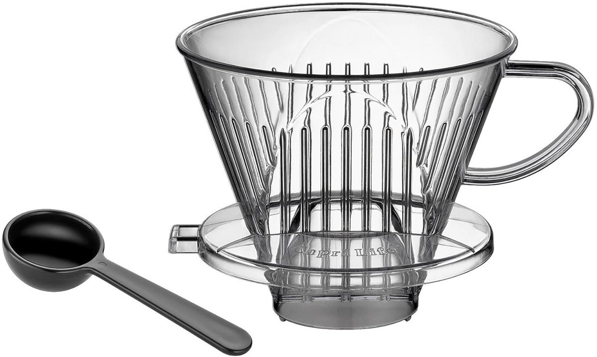 Koffiefilter Maat 4 - Acrylaat, Wit, 14,5 x 10,5 x 14,5 cm