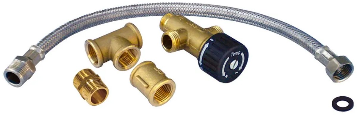 Quick Italy Sigmar Boiler Thermostatic Mixing 1/2´´ Klep Goud