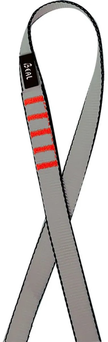 Beal Flat 18 Mm Sling 5 Eenheden Grijs 100 cm