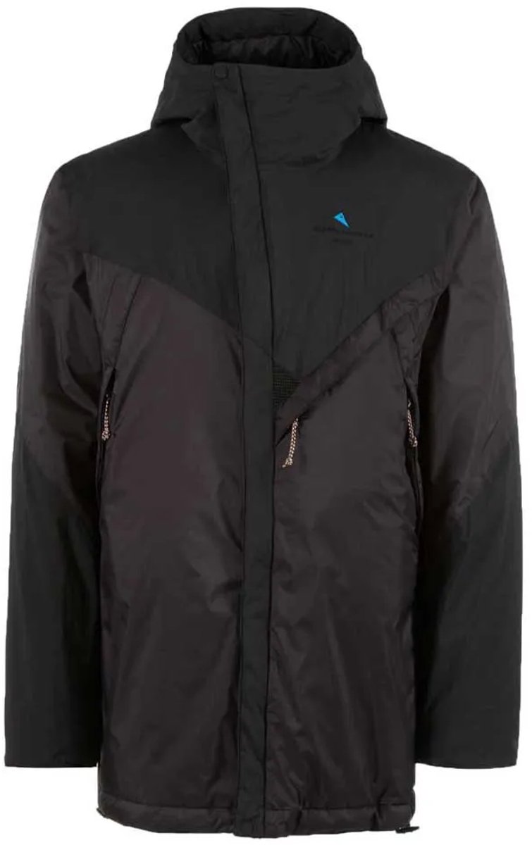 KlÄttermusen Aud Zip Hood Donzen Jas Zwart S Man