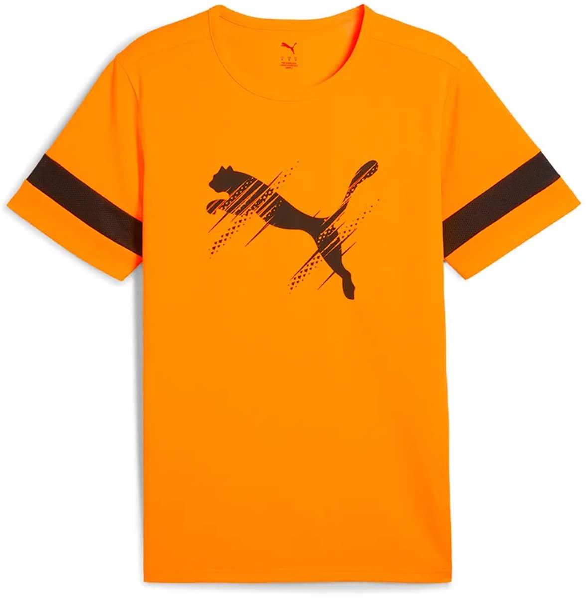 Puma Attacanto Logo T-shirt Met Korte Mouwen Oranje M Man