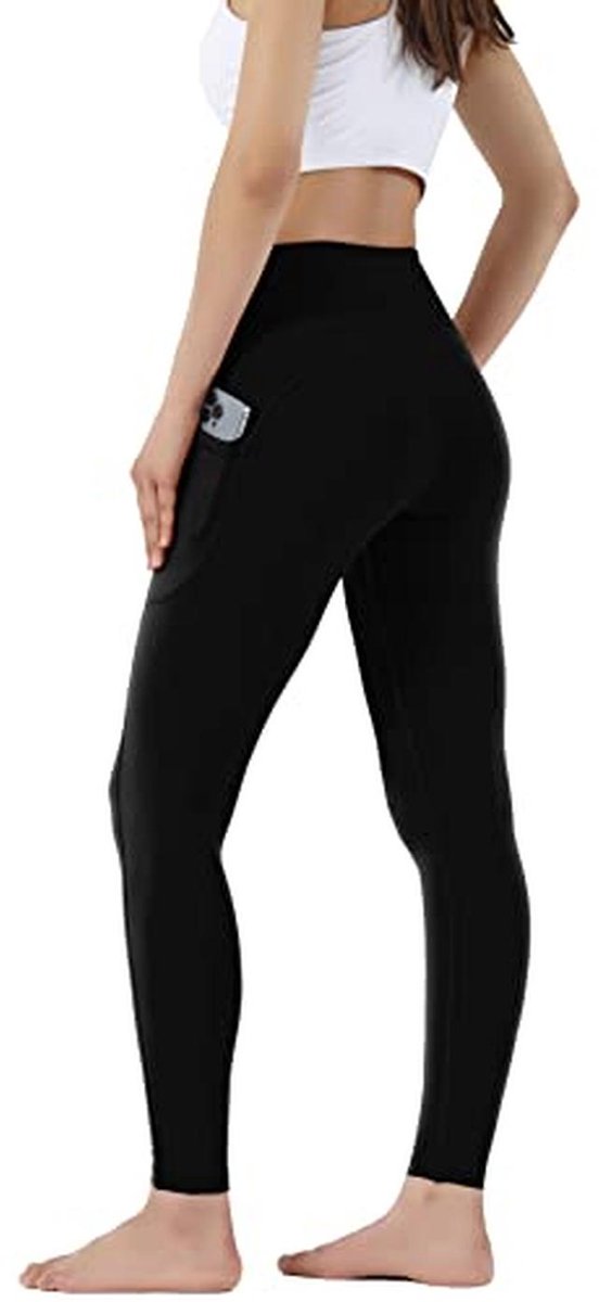 Dames Sportbroek met Zakken, Opaak, Hoge Taille, Lange Fitnessbroek, Yoga broek — afbeelding 3
