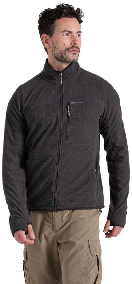 Craghoppers Nosilife Spry Fleece Met Volledige Rits Man Zwart