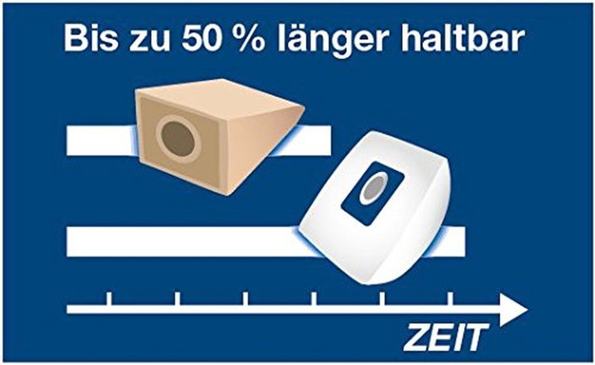 Stofzuigerzakken voor huishoudelijke stofzuigers - 12 stuks, Wit - Hoge filtratie en scheurvastheid