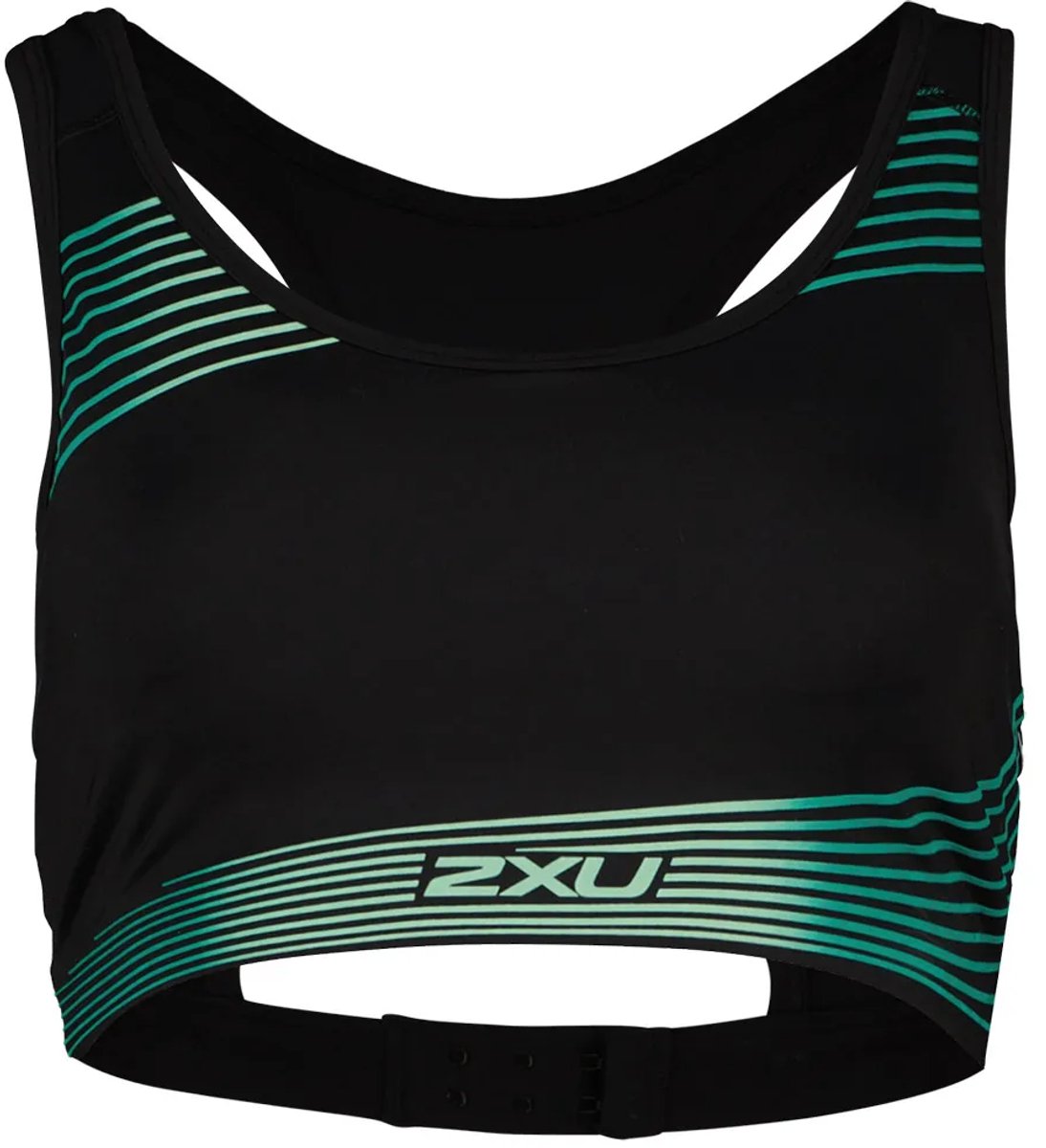 2xu Motion Racerback Crop Sportbeha Zwart S Vrouw