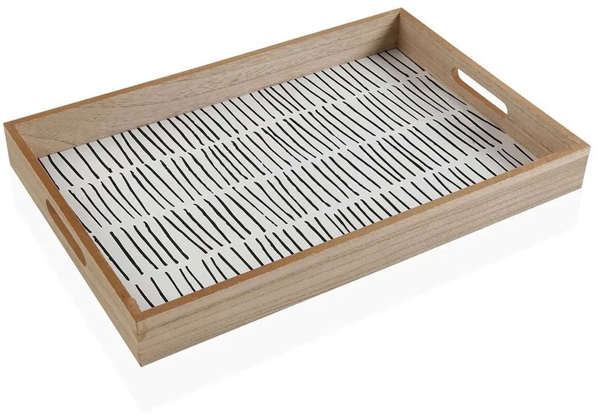 Snackdienblad Versa New Lines Hout MDF (30 x 5 x 45 cm)