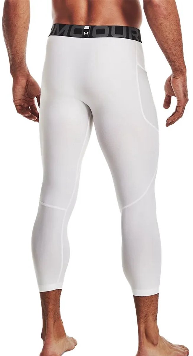 Under Armour HeatGear 3/4 Legging Heren - thermobroek - wit - Mannen van Under Armour — afbeelding 3