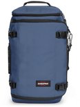 Donkerblauwe Eastpak rugzak met zwarte details.