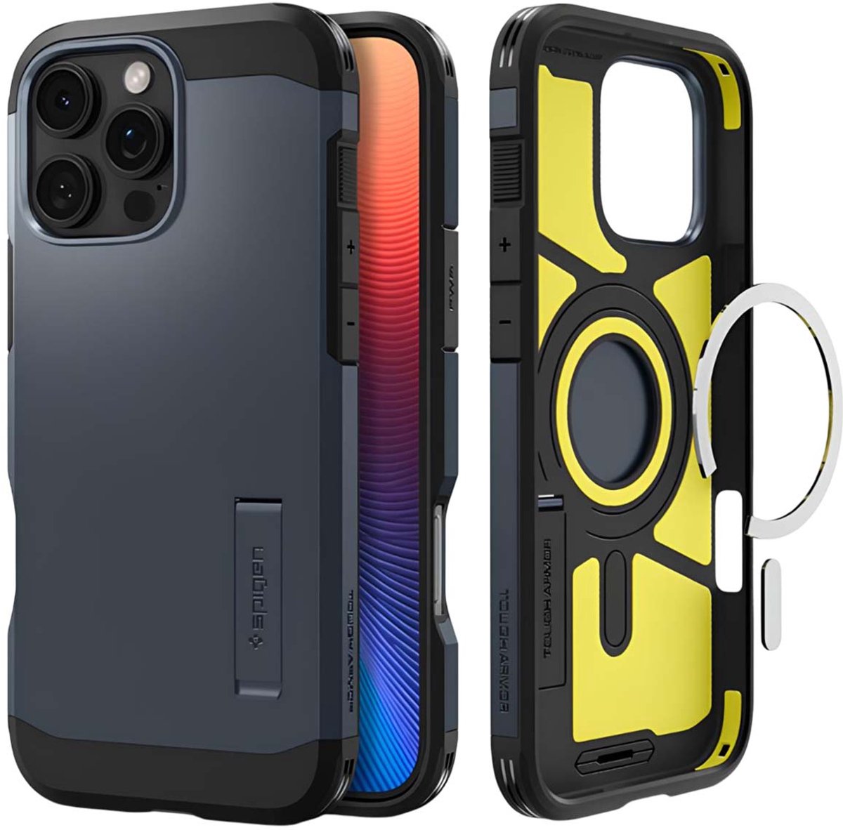 Spigen Tough Armor AI (MagFit) mobiele telefoon behuizingen Hoes Grijs