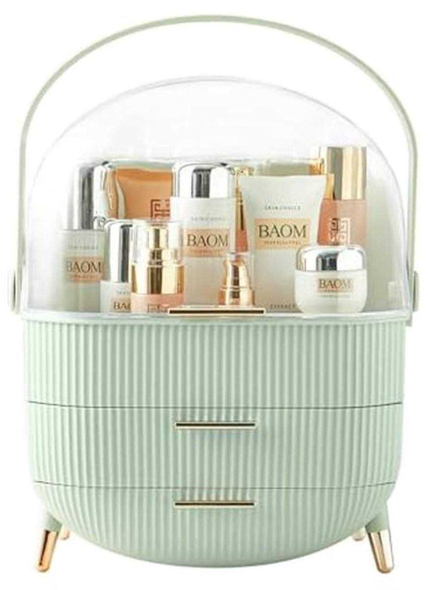 Make-up organizer opslagdoos voor cosmetica - stofdicht en waterdicht