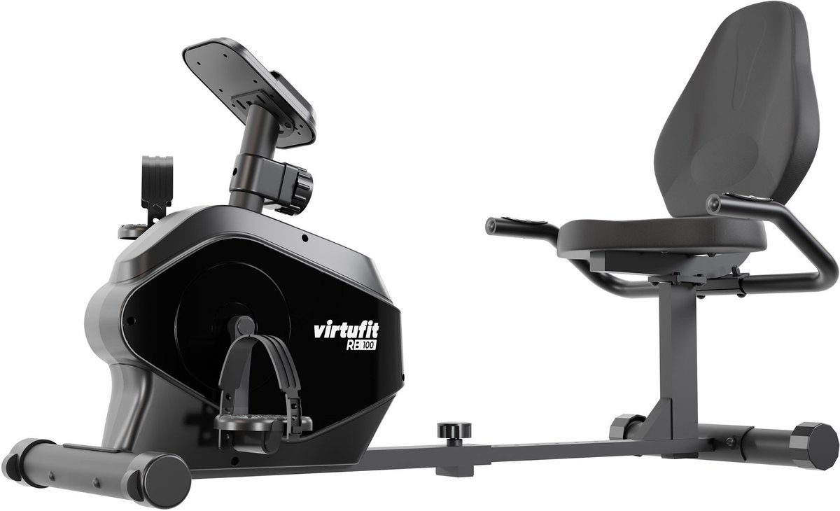 Ligfiets - VirtuFit RB 1.0 Recumbent Bike - Hometrainer - 8 Trainingsniveaus - 3 Programma's