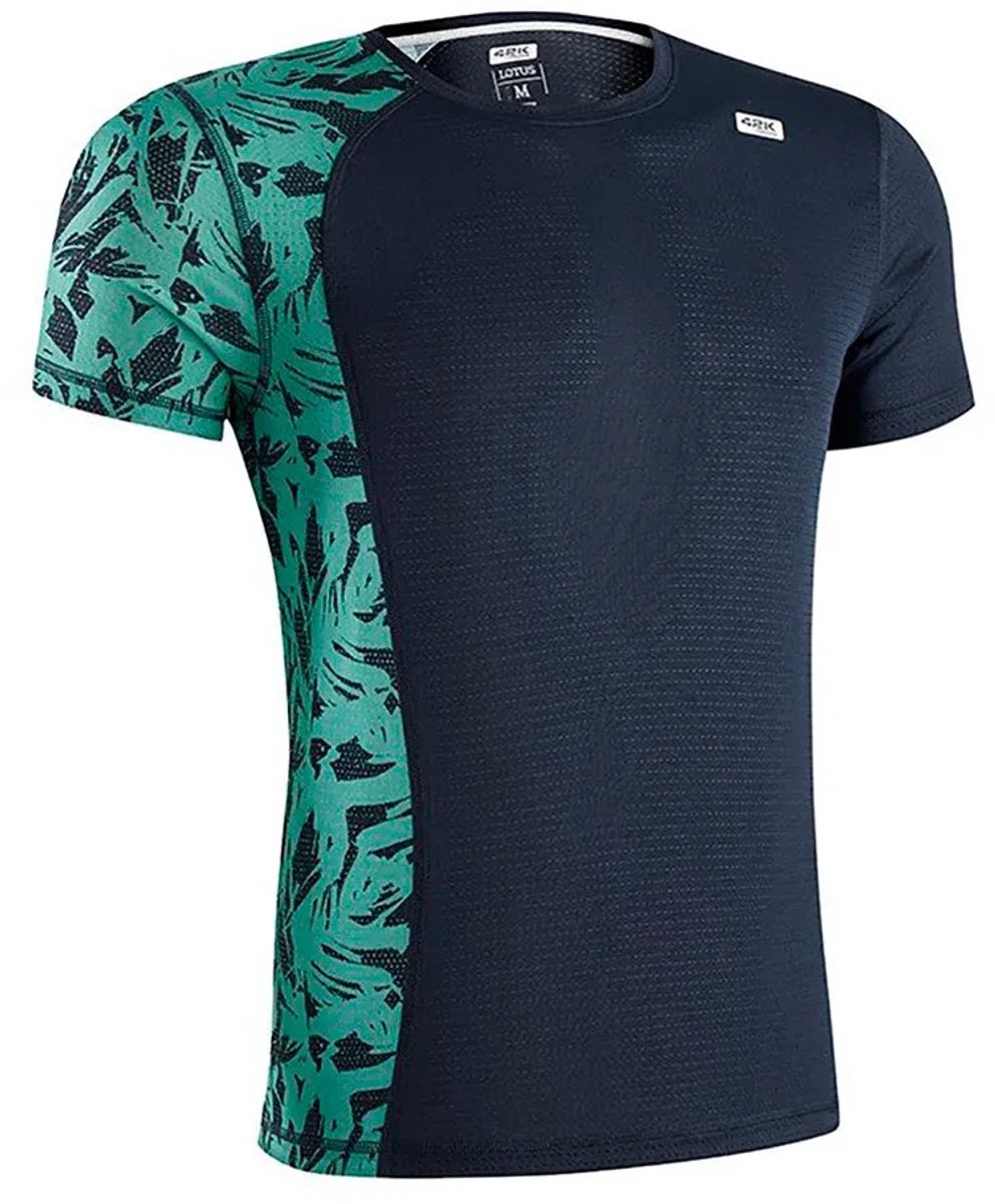 42k Running Lotus T-shirt Met Korte Mouwen Blauw 2XL Man