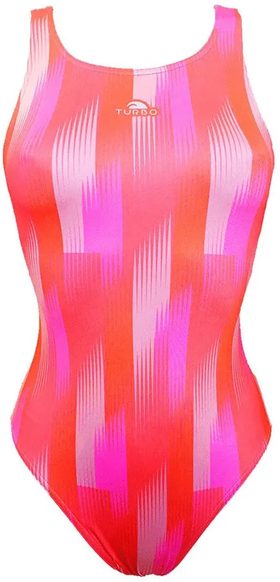 Turbo Geo Zig Zwemkleding Rood,Roze 3XL Vrouw Red