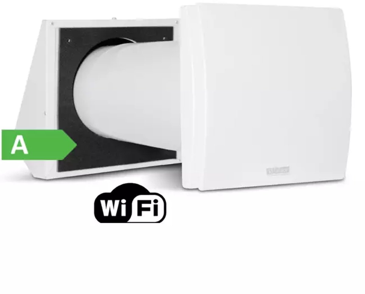 Decentrale WTW HRU wall met Wi-Fi module 60 m³/h - Ø150 - HRU-WALL-WI-150-60