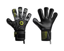 Elite Sport Vibora Keepershandschoenen - Zwart / Fluogeel | Maat: 7