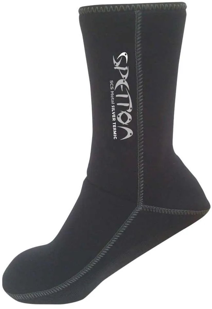 Spetton Scs Silver Termic 7 Mm Duikbooties Zwart EU 43-44