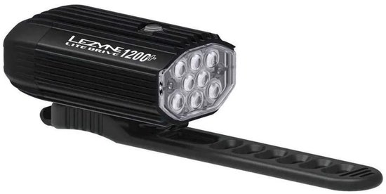 Lezyne Lite Drive 1200+ Voorlicht - Fietslamp - Fiets koplamp - Fietsverlichting - 1200 lumen - 7 standen - 60 branduren - Zwart — afbeelding 2