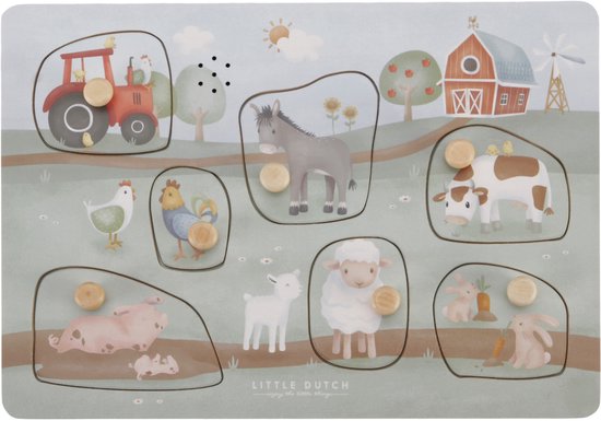 Little Dutch - Geluidenpuzzel FSC - Little Farm