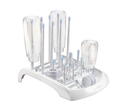 Munchkin Droogrek voor Flessen - Deluxe - Flessendroogrek - Afdruiprek voor Afwas - Geschikt voor het drogen van flessen, spenen, fopspenen, en andere babyaccessoires