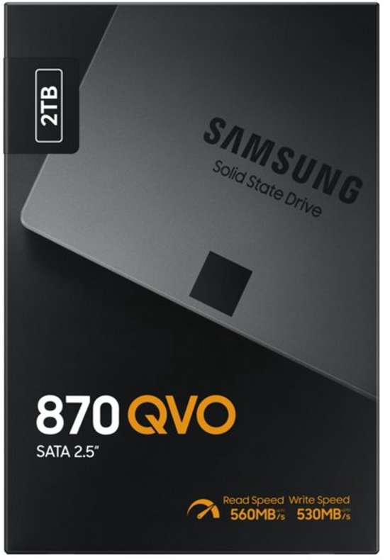Samsung 870 QVO 2TB SSD 本体 Samsung 870 QVO Interne SSD - 2.5 inch - 2TB - 870 QVO | bol