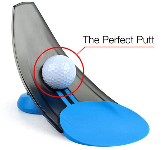 Golf Putting Hole Cup - Draagbare Opvouwbare Golf Hole Cup - Putting Trainer - met Balterugvoer - voor Tuin, Scholen, Erf - 24×14cm - blauw van Merkloos — afbeelding 5
