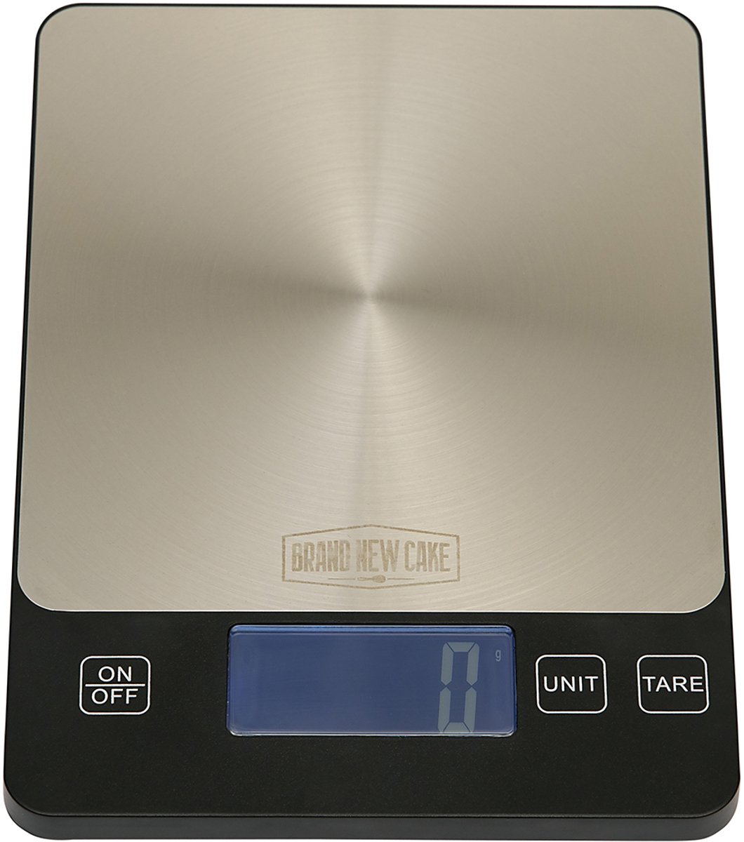 BrandNewCake Keukenweegschaal RVS 5kg / 1gr