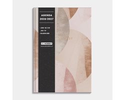 Hobbit – Schoolagenda 2026-2027 – A5 (14 x 20,5 cm) – 1 week op 2 pagina’s – Harde Kaft – Abstract