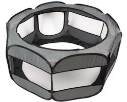 Duvoplus - Opvouwbare speelren - Lichtgrijs - S - 75x35x40cm - Eenvoudig opzetbaar