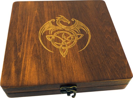 Tucker's Fun Factory Boîte de rangement pour dés Dragon (6 rangées)