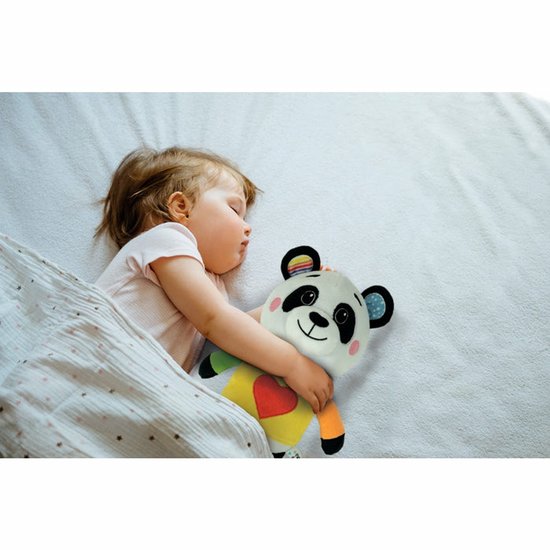 Baby Clementoni - Love Me Panda - Baby Knuffel Pandabeer - Interactieve Knuffel met Geluidseffecten - Extra zacht van Clementoni — afbeelding 4