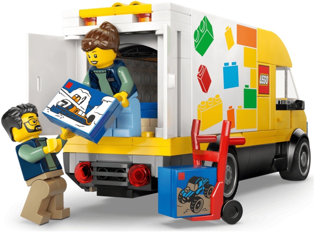 LEGO® City: De LEGO Bestelwagen - Bouw- en Speelset voor Autofans Vanaf 6 Jaar - Met 2 Minifiguren - 60500 — afbeelding 19