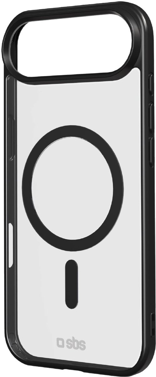 sbs mobile Cover Apple iPhone Air Transparant, Zwart MagSafe compatible