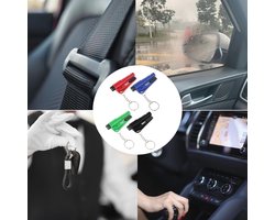 Veiligheidsgereedschap voor Auto: 2-in-1 Autoraambreker met Gordelsnijder en Hamer