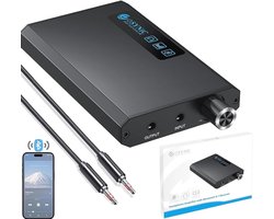 HiFi hoofdtelefoonversterker met Bluetooth 5.1 en oplaadbare batterij