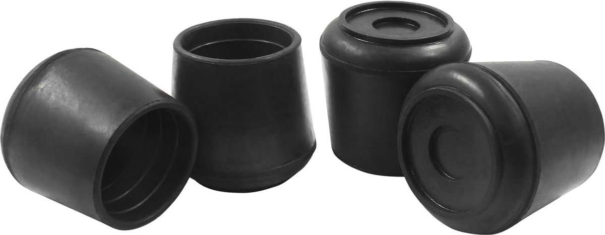 8 stuks 1-1/4 inch (32 mm) stoelpootdoppen - ronde rubberen antislip vloerbeschermers voor meubels